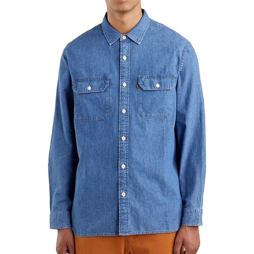 Textiel Heren T-shirts met lange mouwen Levi's  Blauw