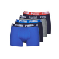 Ondergoed Heren Boxershorts Puma MENS BASIC BOXER PACK X4 Marine / Blauw / Grijs