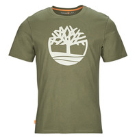 Textiel Heren T-shirts korte mouwen Timberland SS Kennebec River Tree Logo Tee Kaki