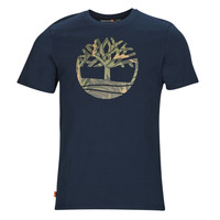 Textiel Heren T-shirts korte mouwen Timberland SS Tree Logo Seasonal Camo Tee Marine