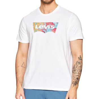 Textiel Heren T-shirts korte mouwen Levi's  Wit