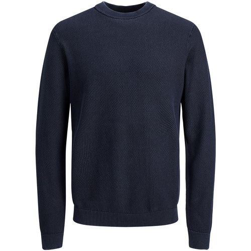 Textiel Heren Sweaters / Sweatshirts Jack & Jones JJgeorge Knit Crew Neck Blauw
