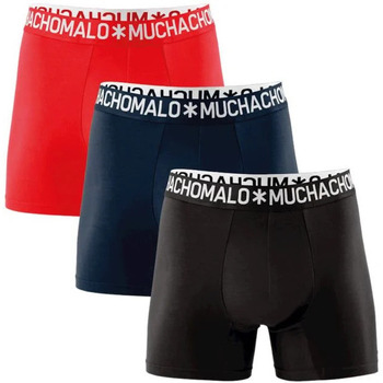Ondergoed Heren BH's Muchachomalo Boxershorts 3-Pack 05 Zwart