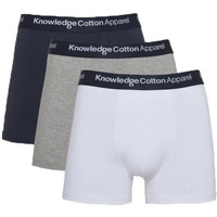 Ondergoed Heren BH's Knowledge Cotton Apparel Boxershorts 3-Pack Multicolour Multicolour