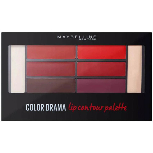 schoonheid Dames Oogschaduw paletten Maybelline New York Color Drama Lip Palette - 01 Crimson Vixen Multicolour