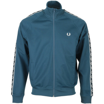 Fred Perry Seasonal Taped Track Jacket Blauw