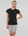 Textiel Dames T-shirts korte mouwen New Balance WT23600-BK Zwart