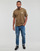 Textiel Heren T-shirts korte mouwen New Balance MT33582-DHE Bruin