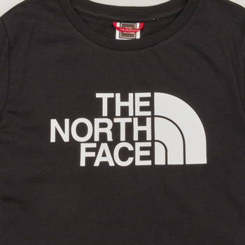 The North Face Girls S/S Crop Easy Tee Zwart