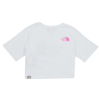 The North Face Girls S/S Crop Easy Tee Wit