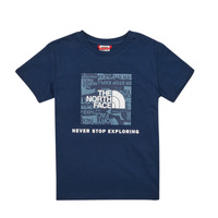 Textiel Jongens T-shirts korte mouwen The North Face Boys S/S Redbox Tee Marine
