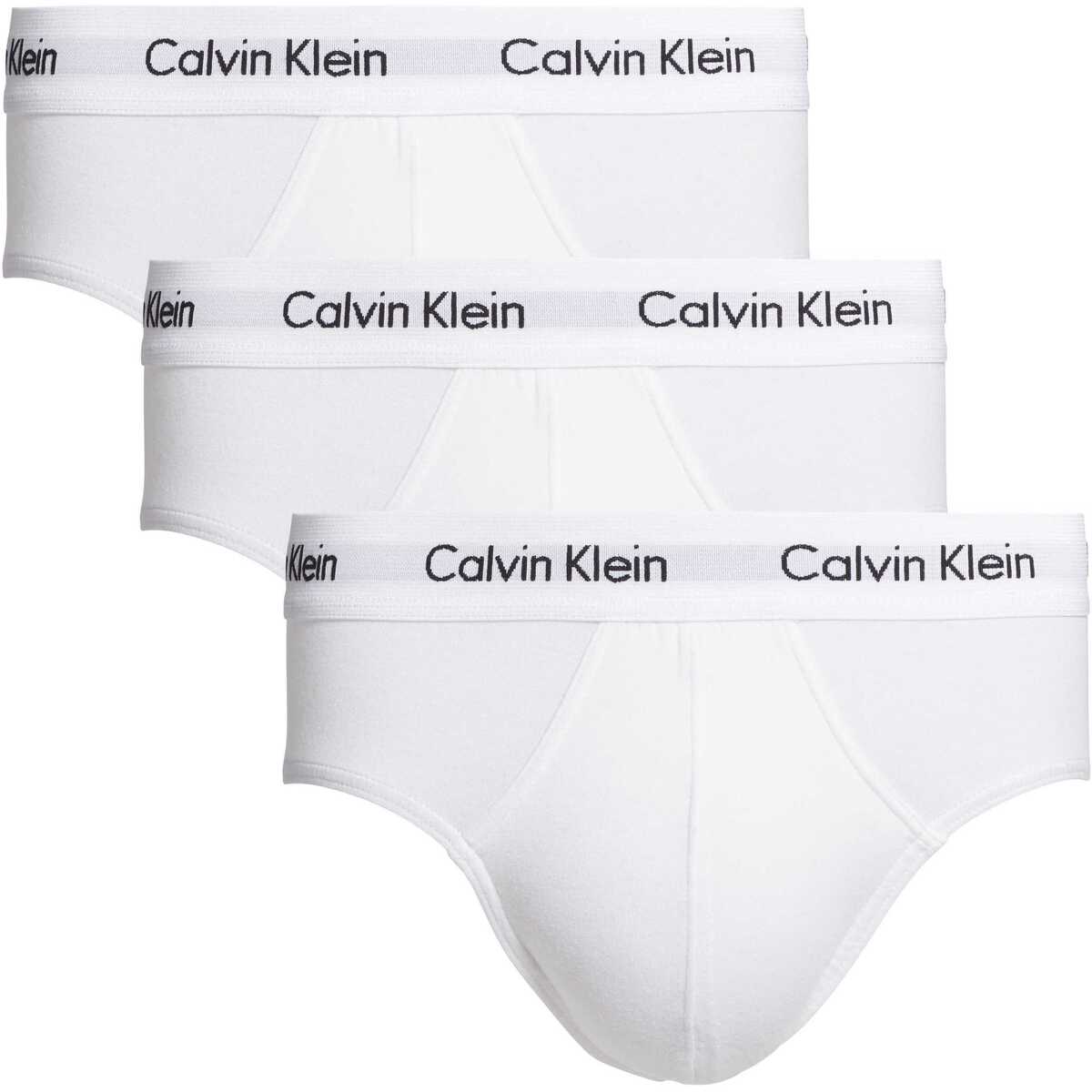 Ondergoed Heren Boxershorts Calvin Klein Jeans U2661G 100 Wit