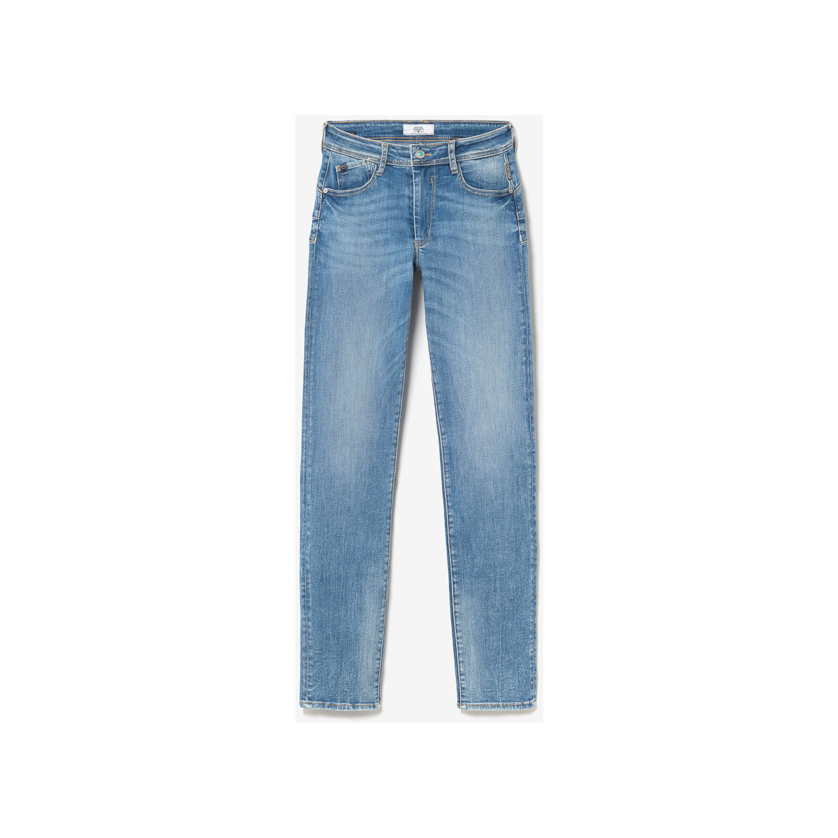 Textiel Dames Jeans Le Temps des Cerises Jeans push-up regular hoge taille PULP, lengte 34 Blauw
