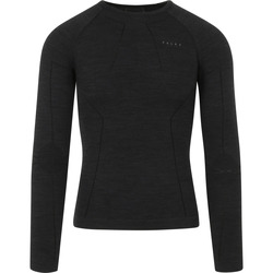 Textiel Heren T-shirts & Polo’s Falke Thermoshirt Wolmix Zwart Zwart