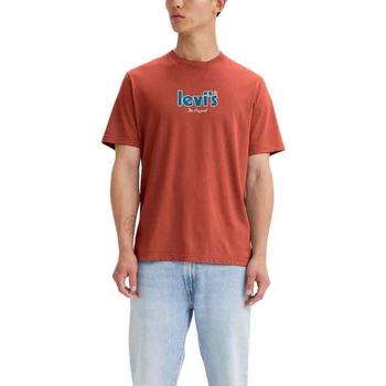 Textiel Heren T-shirts korte mouwen Levi's  Oranje