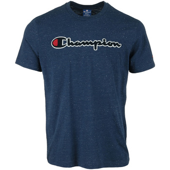 Textiel Heren T-shirts korte mouwen Champion Crewneck T-Shirt Blauw