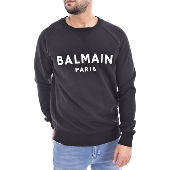 Textiel Heren Sweaters / Sweatshirts Balmain XH1JQ005 BB23 Zwart