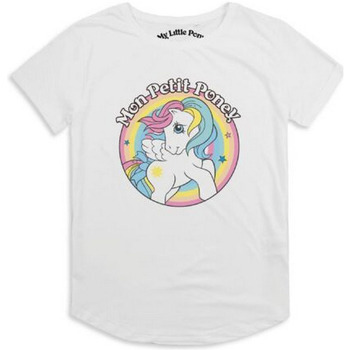 Textiel Dames T-shirts met lange mouwen My Little Pony  Wit