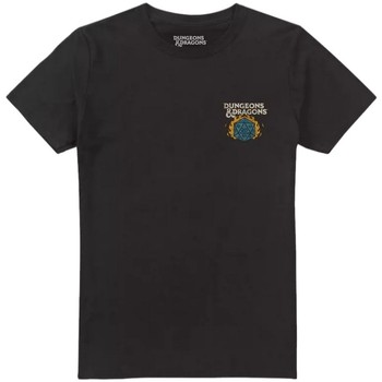 Textiel Heren T-shirts met lange mouwen Dungeons & Dragons  Zwart