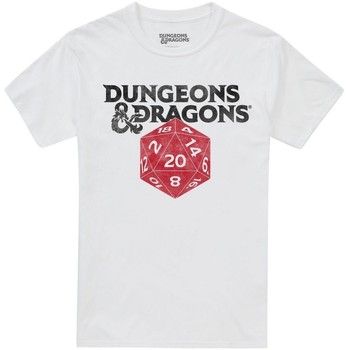 Textiel Heren T-shirts met lange mouwen Dungeons & Dragons  Wit