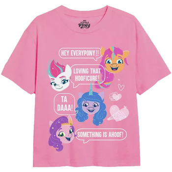 Textiel Meisjes T-shirts met lange mouwen My Little Pony  Rood