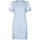Textiel Dames Pyjama's / nachthemden Lisca Nachthemd met korte mouwen Smooth  Cheek Blauw