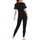 Textiel Dames Pyjama's / nachthemden Lisca Pyjama broek top korte mouwen Smooth  Cheek Zwart