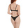Ondergoed Dames Tanga Lisca Braziliaans uitgesneden bikini Smooth  Cheek Zwart
