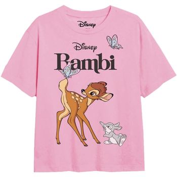 Textiel Meisjes T-shirts met lange mouwen Bambi  Rood