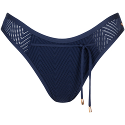 Textiel Dames Bikinibroekjes- en tops Lisca Laag uitgesneden zwemkleding slip Santorini Blauw