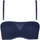 Textiel Dames Bikinibroekjes- en tops Lisca Multi-positie bandeau zwemkleding top Santorini Blauw