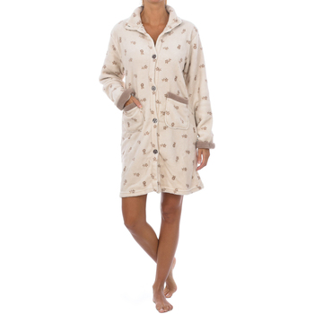 Textiel Dames Pyjama's / nachthemden Kisses&Love 41813-UNICO Beige