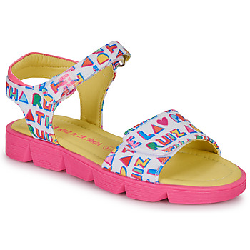 Schoenen Meisjes Sandalen / Open schoenen Agatha Ruiz de la Prada SMILEN Wit / Roze