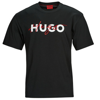 Textiel Heren T-shirts korte mouwen HUGO Dakaishi Zwart