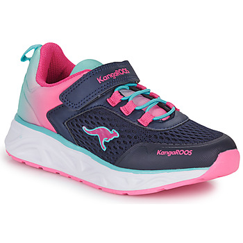 Schoenen Meisjes Lage sneakers Kangaroos K-OK Swirl EV Marine / Roze