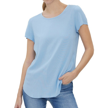 Textiel Dames T-shirts korte mouwen Vero Moda  Blauw