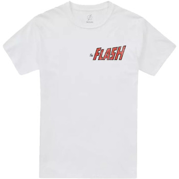 Textiel Heren T-shirts met lange mouwen The Flash  Wit