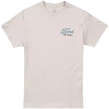 Textiel Heren T-shirts met lange mouwen Ford  Beige