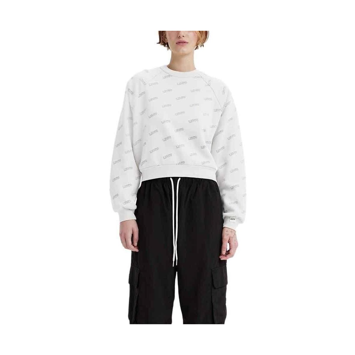 Textiel Dames Sweaters / Sweatshirts Levi's  Wit