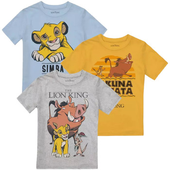 Textiel Jongens T-shirts met lange mouwen The Lion King  Multicolour