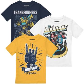 Textiel Jongens T-shirts met lange mouwen Transformers  Multicolour