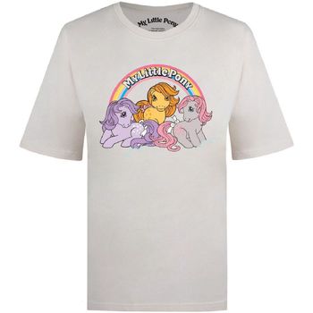 Textiel Dames T-shirts met lange mouwen My Little Pony  Wit