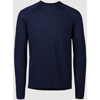 Textiel Heren T-shirts & Polo’s Poc 61610-1582 M's Light Merino Jersey Tumaline Navy Blauw