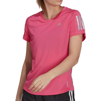Textiel Dames T-shirts korte mouwen adidas Originals  Roze