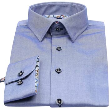 Suitable Overhemd Oxford Blauw Blauw
