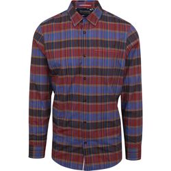 Textiel Heren Overhemden lange mouwen Scotch & Soda Overhemd Geruit Multicolour Multicolour