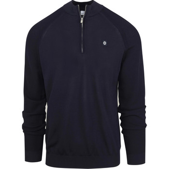 Textiel Heren Sweaters / Sweatshirts Blue Industry Half Zip Trui Navy Blauw