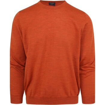 Textiel Heren Sweaters / Sweatshirts Olymp Trui O-Hals Wol Oranje Oranje