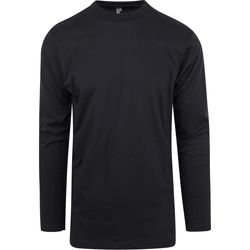 Textiel Heren T-shirts & Polo’s Alan Red T-Shirt Virginia Zwart Longsleeve 2-pack Zwart