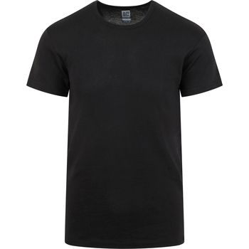 Textiel Heren T-shirts & Polo’s Alan Red Organic O-Hals T-Shirt Zwart 2-Pack Zwart